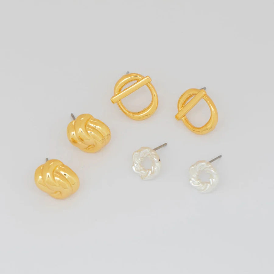 Set Aretes x 3 Nudo