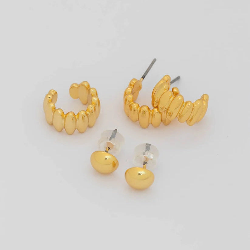 Set X3 Aretes Ovalos