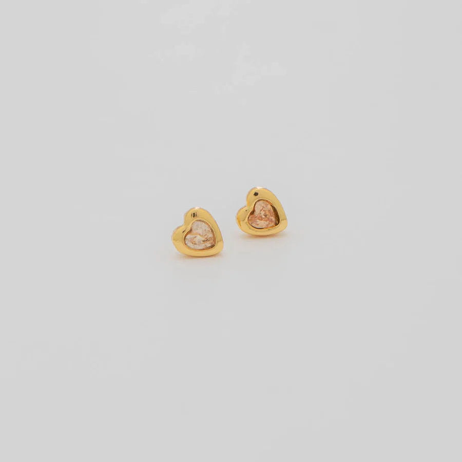 Aretes Corazón Mini Cristal