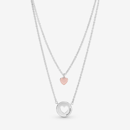 Layered Heart Necklace