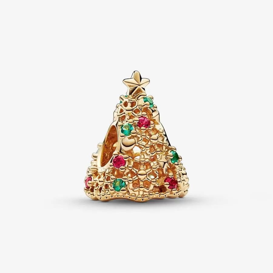 Glitter Christmas Tree Charm