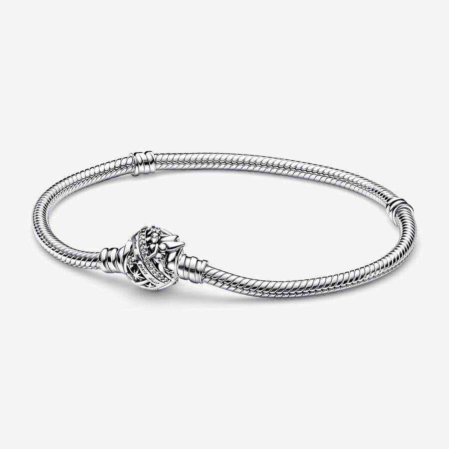 Tinker Bell Clasp Moments Snake Chain Bracelet