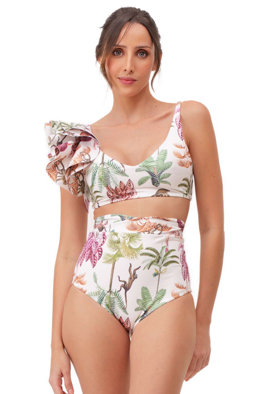 Top Lia Print Tropical