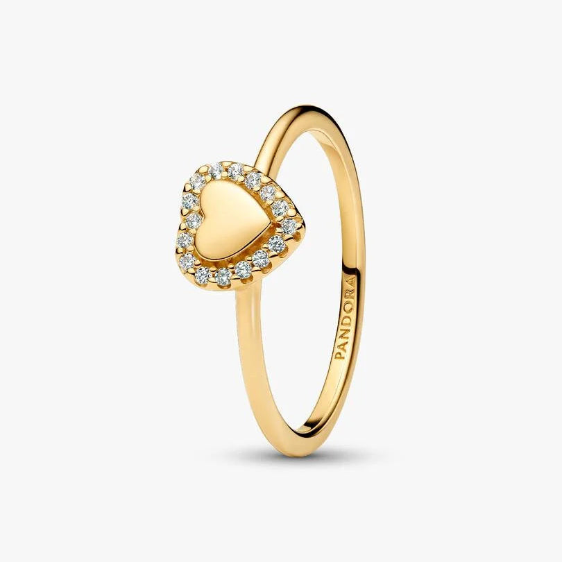 Engravable Heart Halo Shine