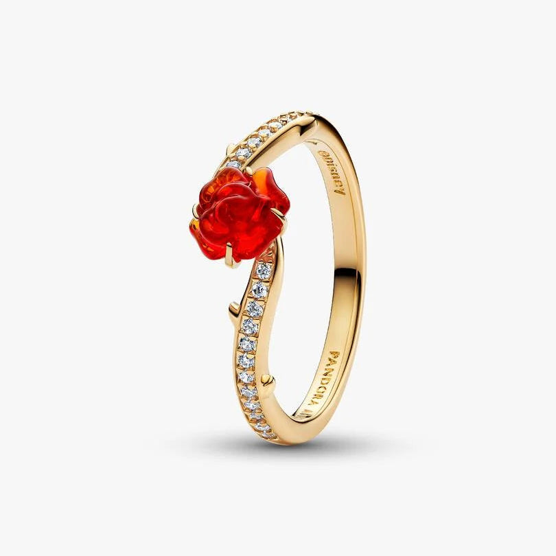 Beauty and the Beast Enchanted Rose Ring