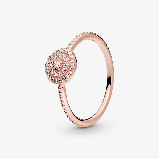 Elegant Sparkle Rose Ring