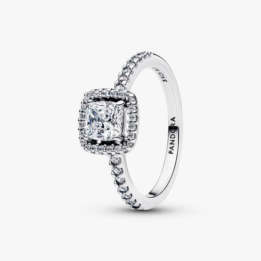 Sparkling Square Halo