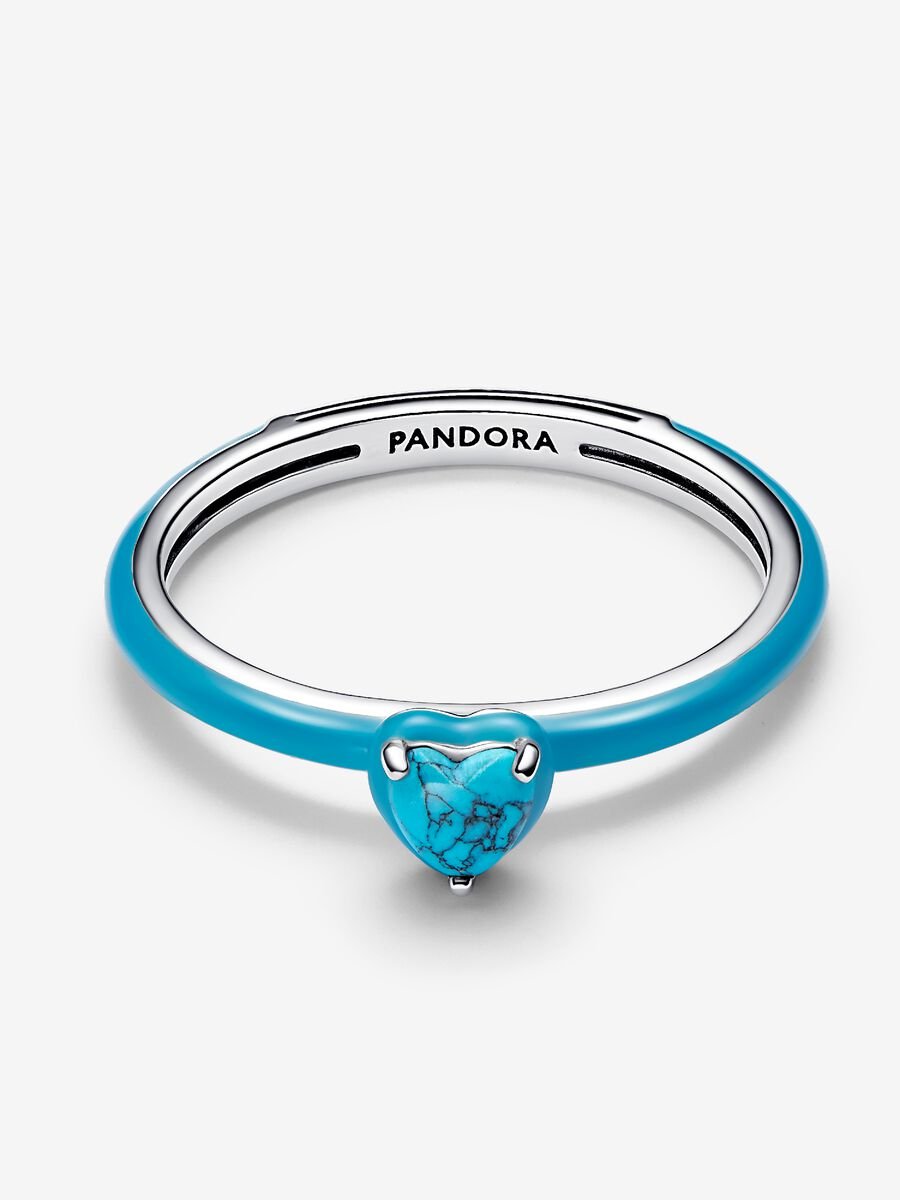 Turquoise-colored Heart Stone