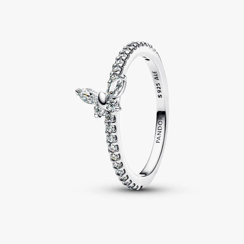Sparkling Butterfly Ring