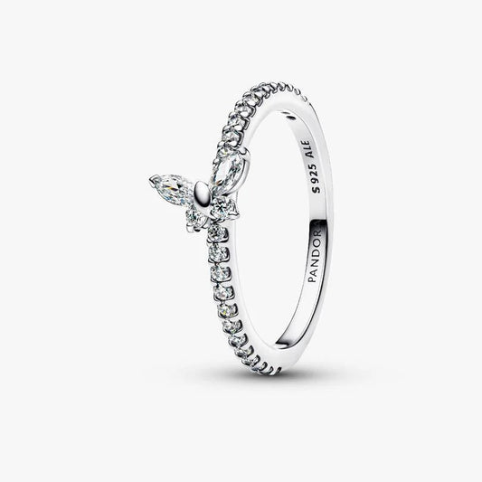 Sparkling Butterfly Ring