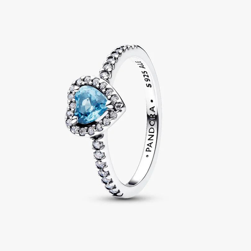 Elevated Light Blue Heart