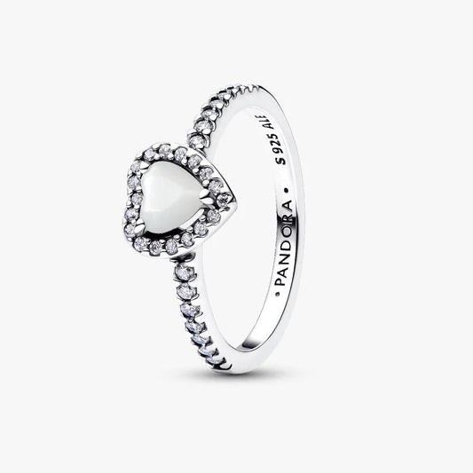Elevated White Heart