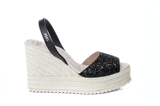 Santa Ana Glitter Negro