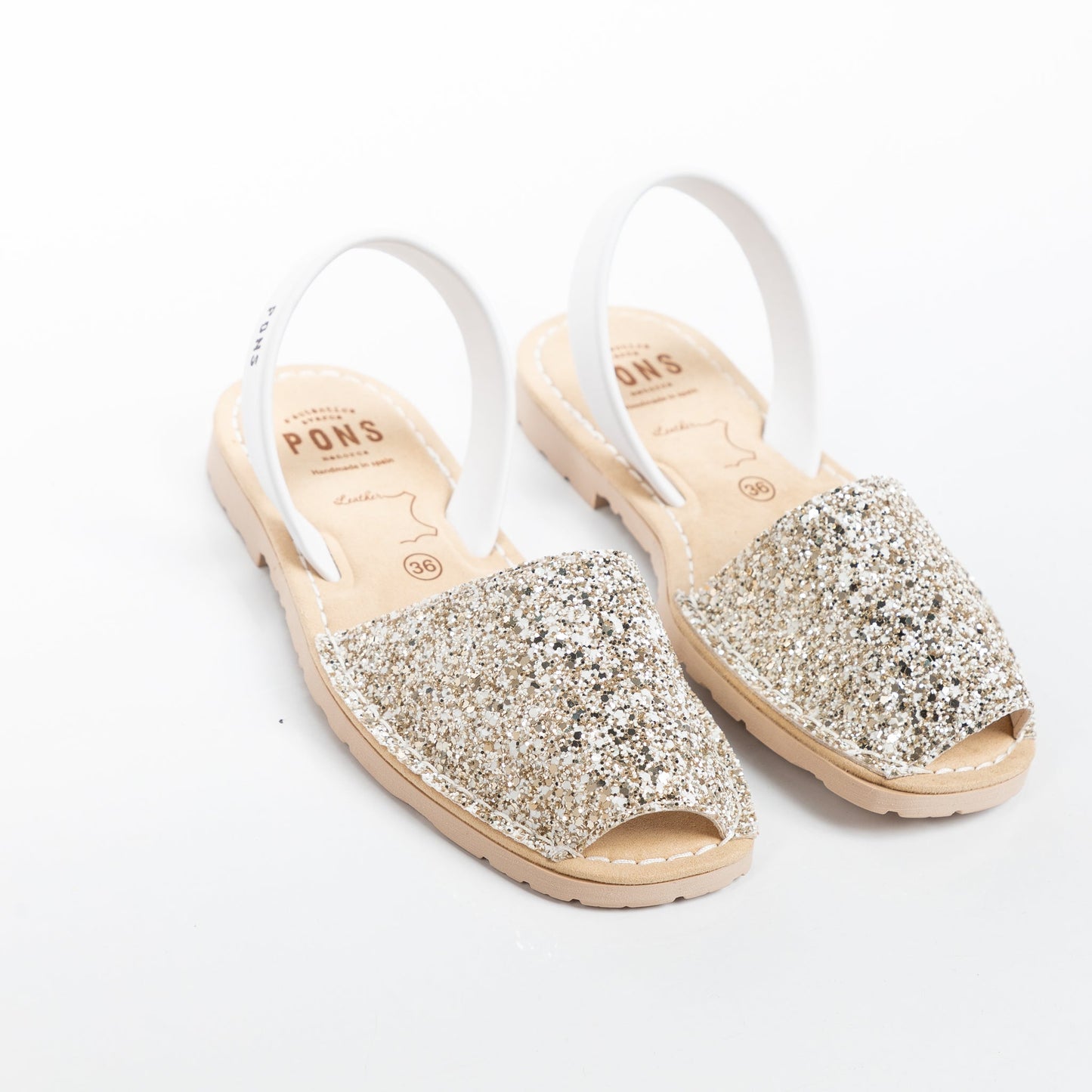 Lusaka Glitter Bleached Gold