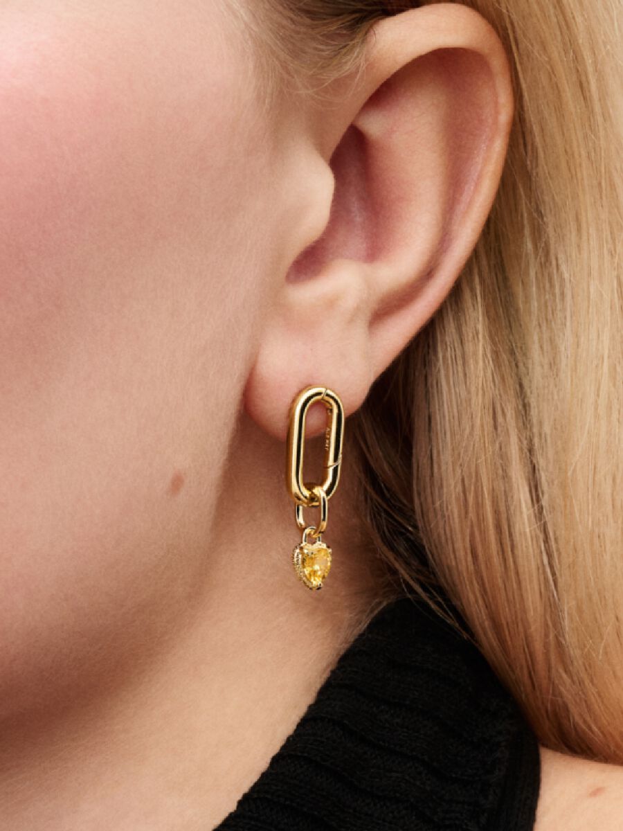 Yellow Heart Mini Dangle