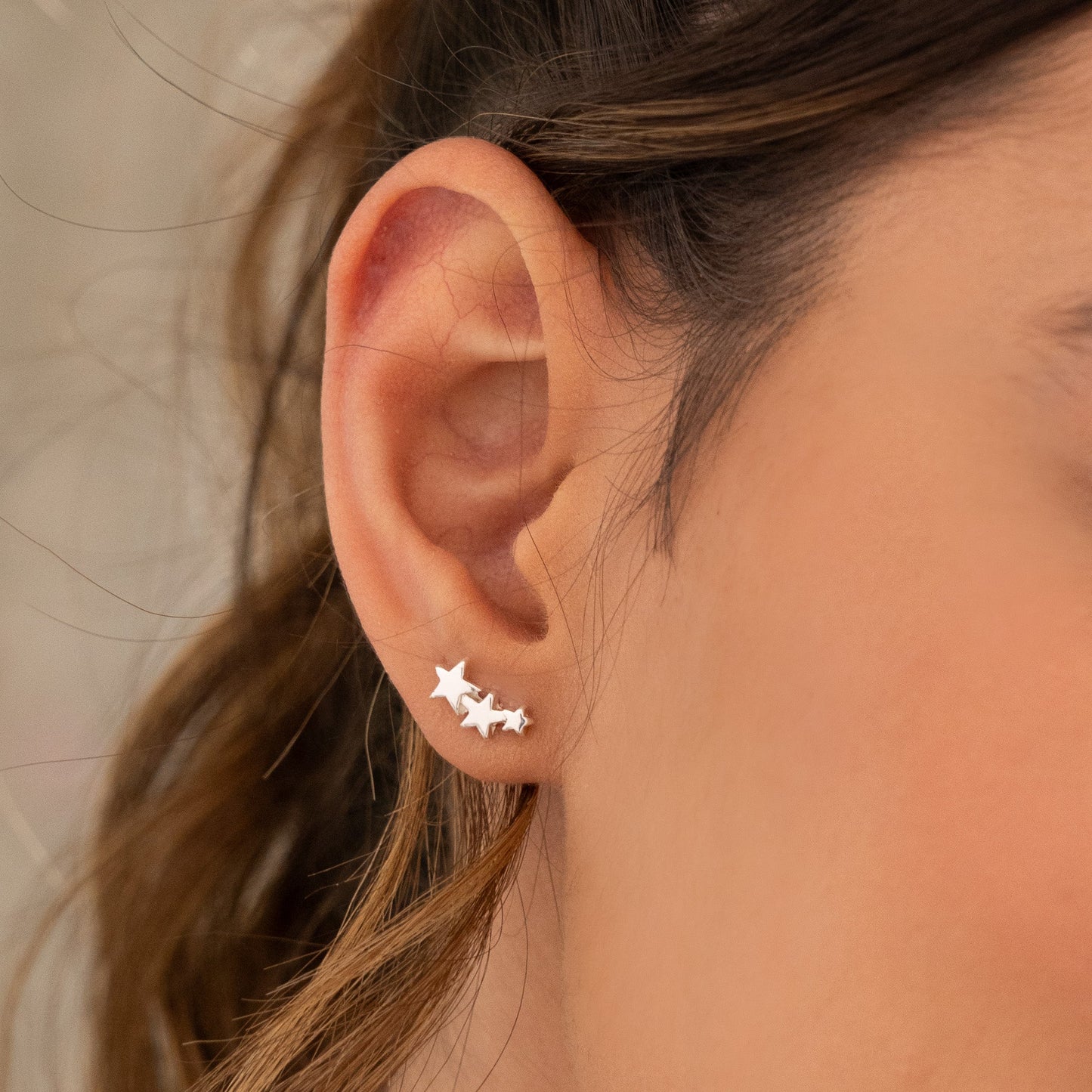 Aretes Multiestrella Mini