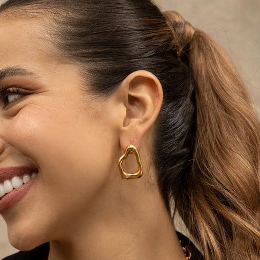 Aretes Silueta Amorfa