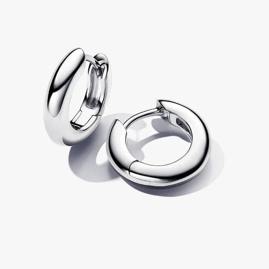 Round Hoop Earrings