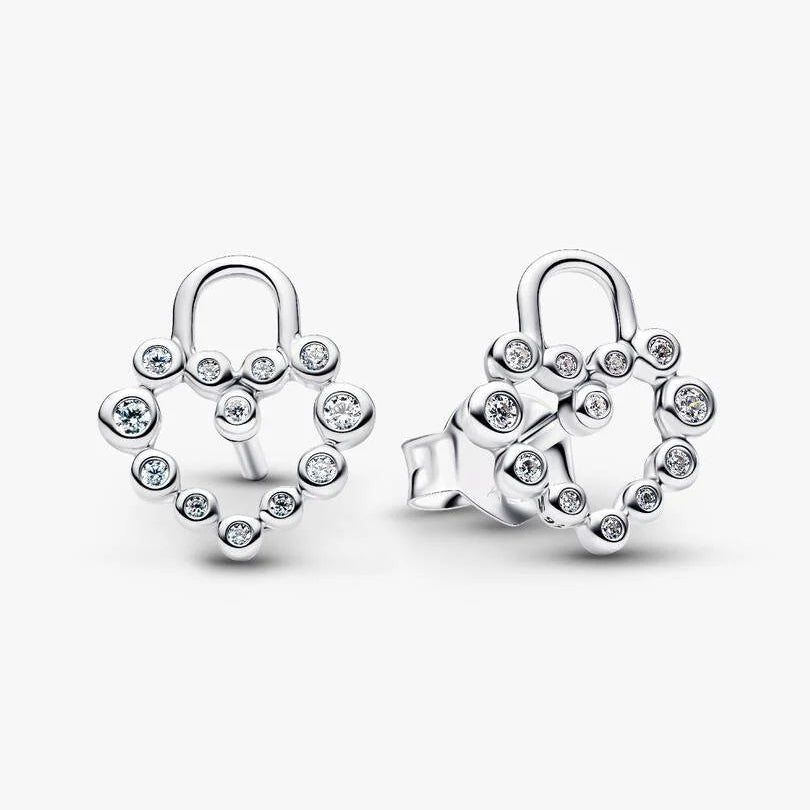 Sparkling Heart Padlock