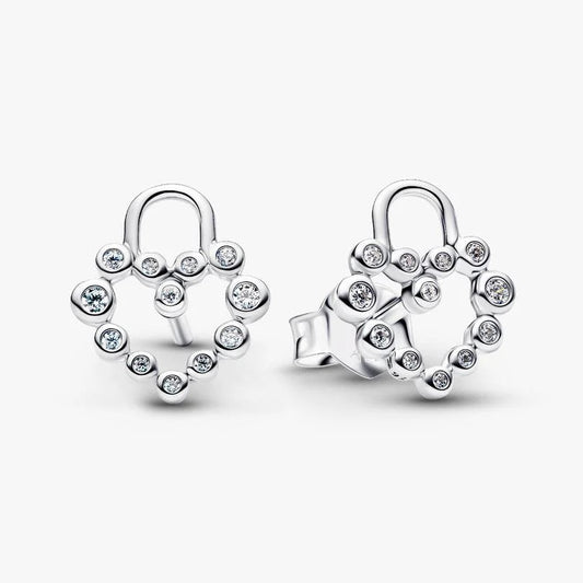 Sparkling Heart Padlock