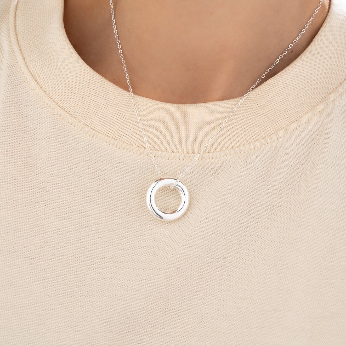 Set Collar + Aretes Circulos