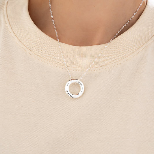 Set Collar + Aretes Circulos