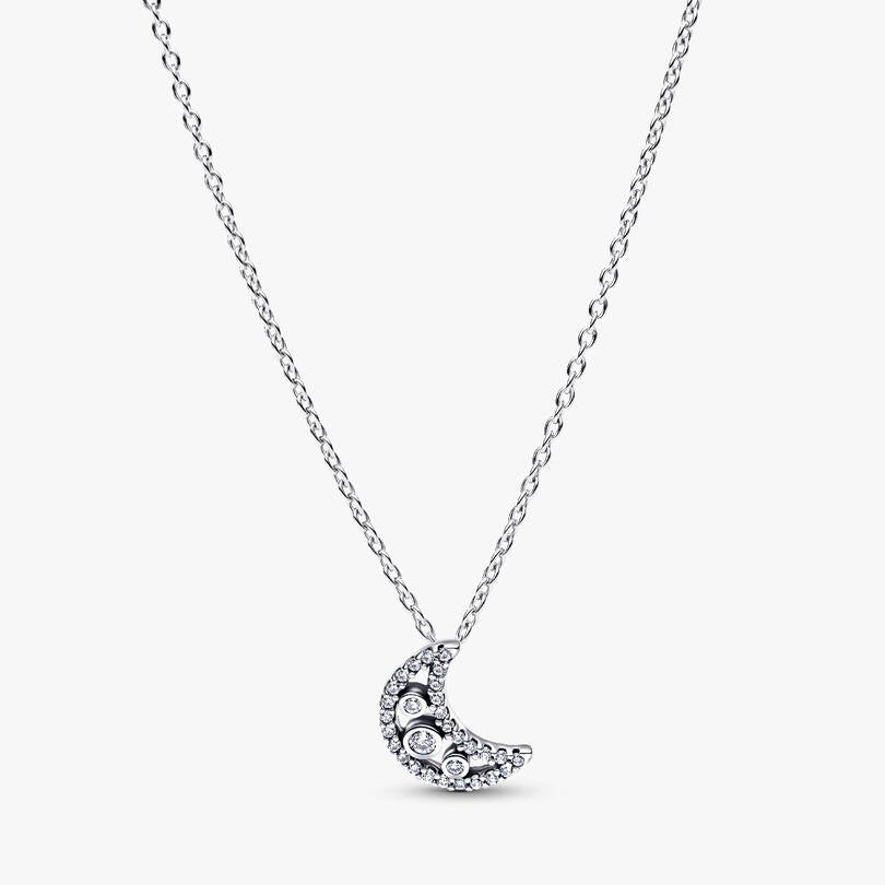 Crescent Moon Pendant Necklace