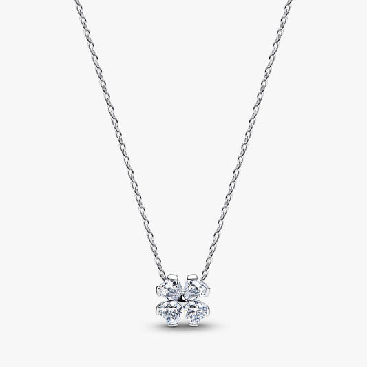 Sparkling Lucky Clover Pendant