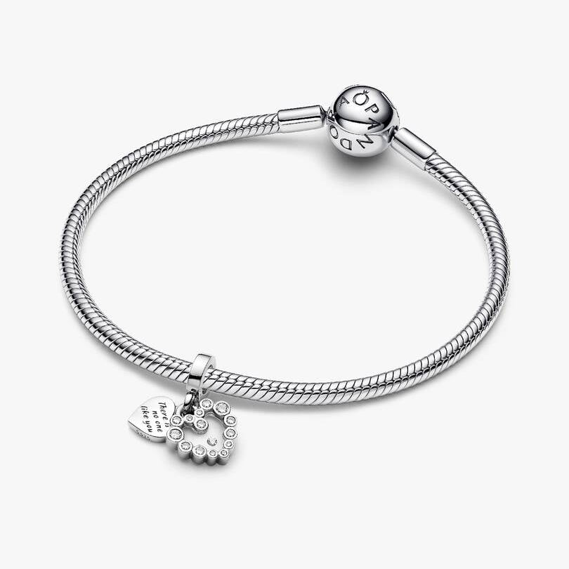 Sparkling Heart Double Dangle