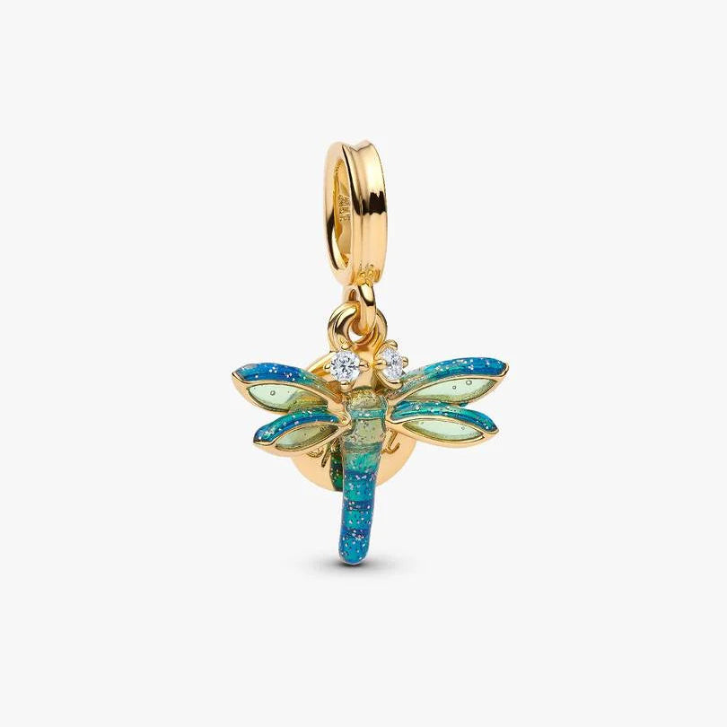 Dragonfly Double Dangle Charm