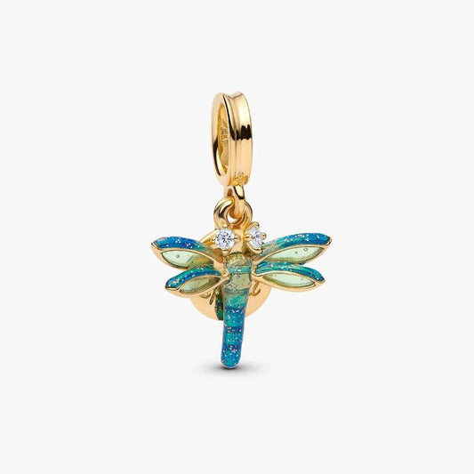 Dragonfly Double Dangle Charm