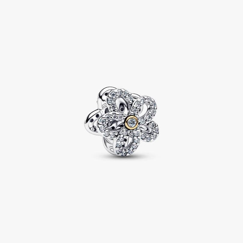 Pavé Flower Openwork