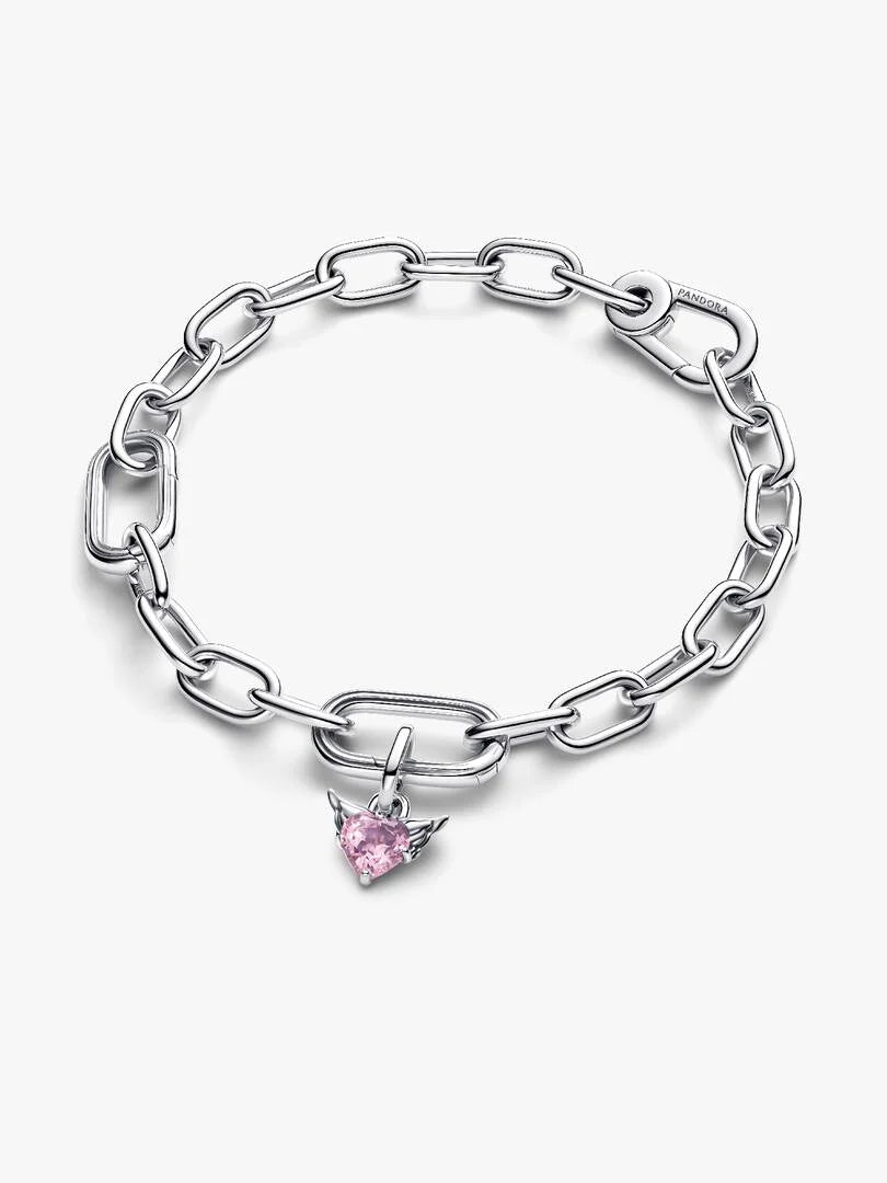Winged Pink Heart Mini
