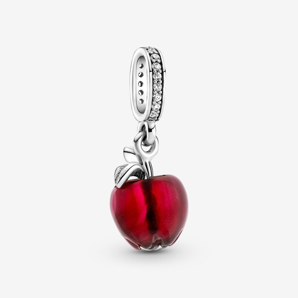 Murano Glass Red Apple Charm