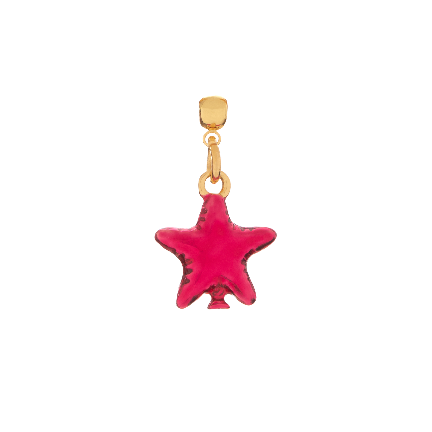 Dije para Cadena Estrella Fucsia