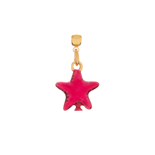 Dije para Cadena Estrella Fucsia
