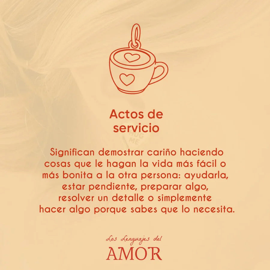 Set Collar Taza Corazón + Aretes Plata