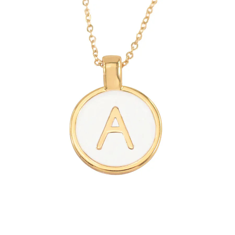 Set Cadenita Letra A + Aretes