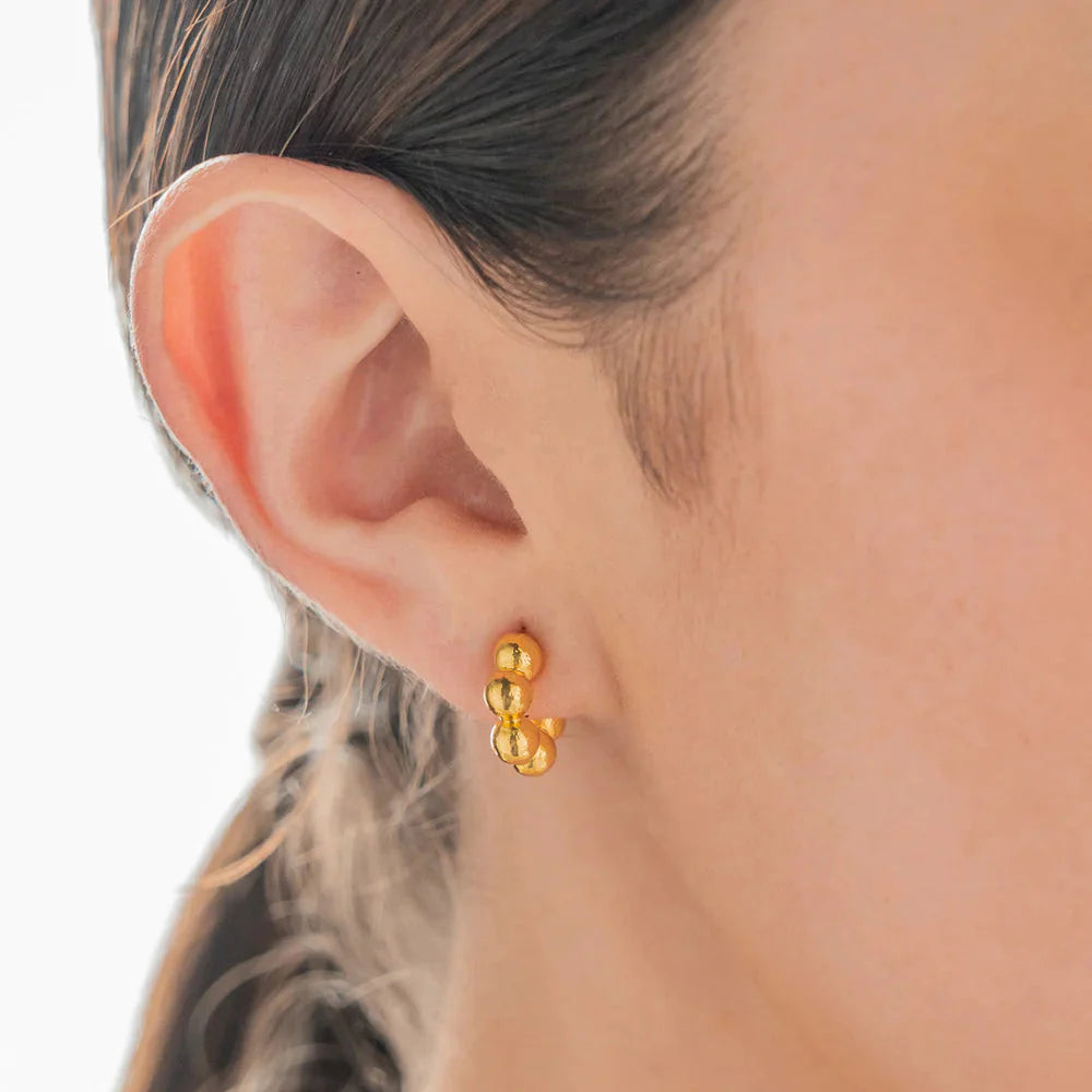 Argollas Mini Multi Dots