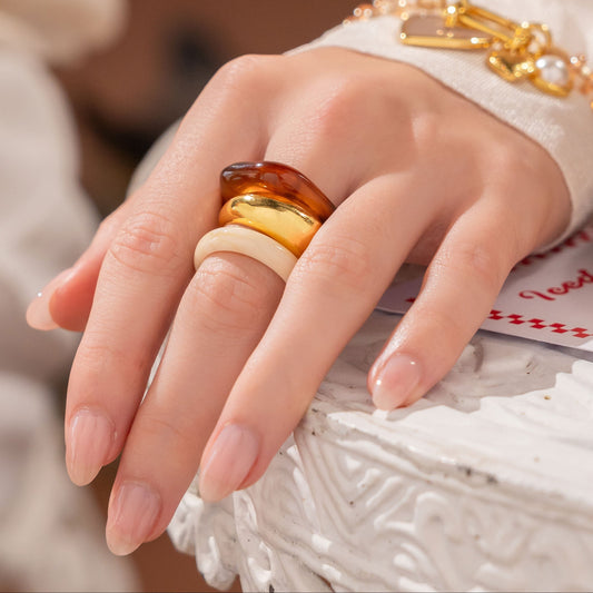 Set X3 Anillos Bold Talla 7