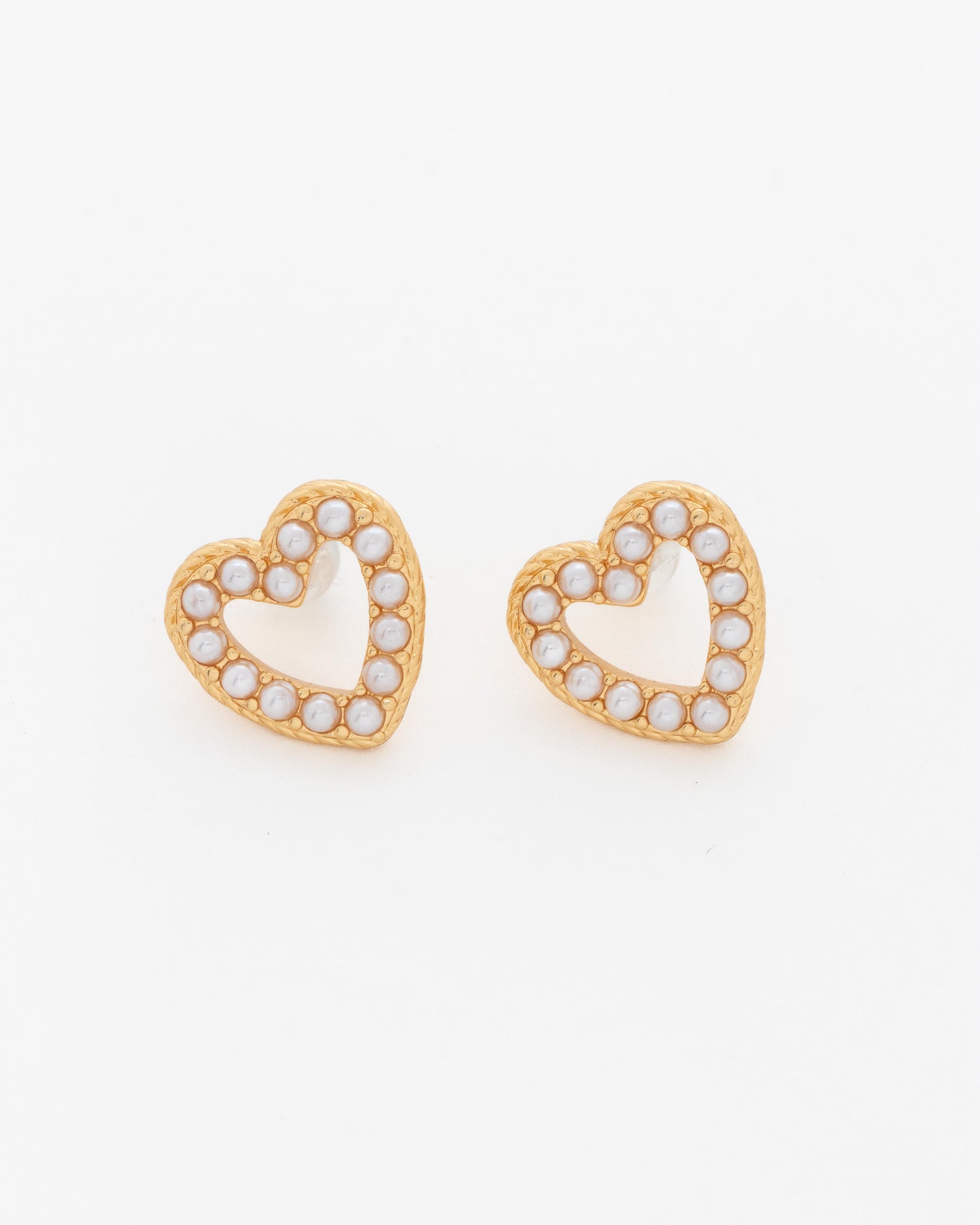 Aretes Corazón Perla