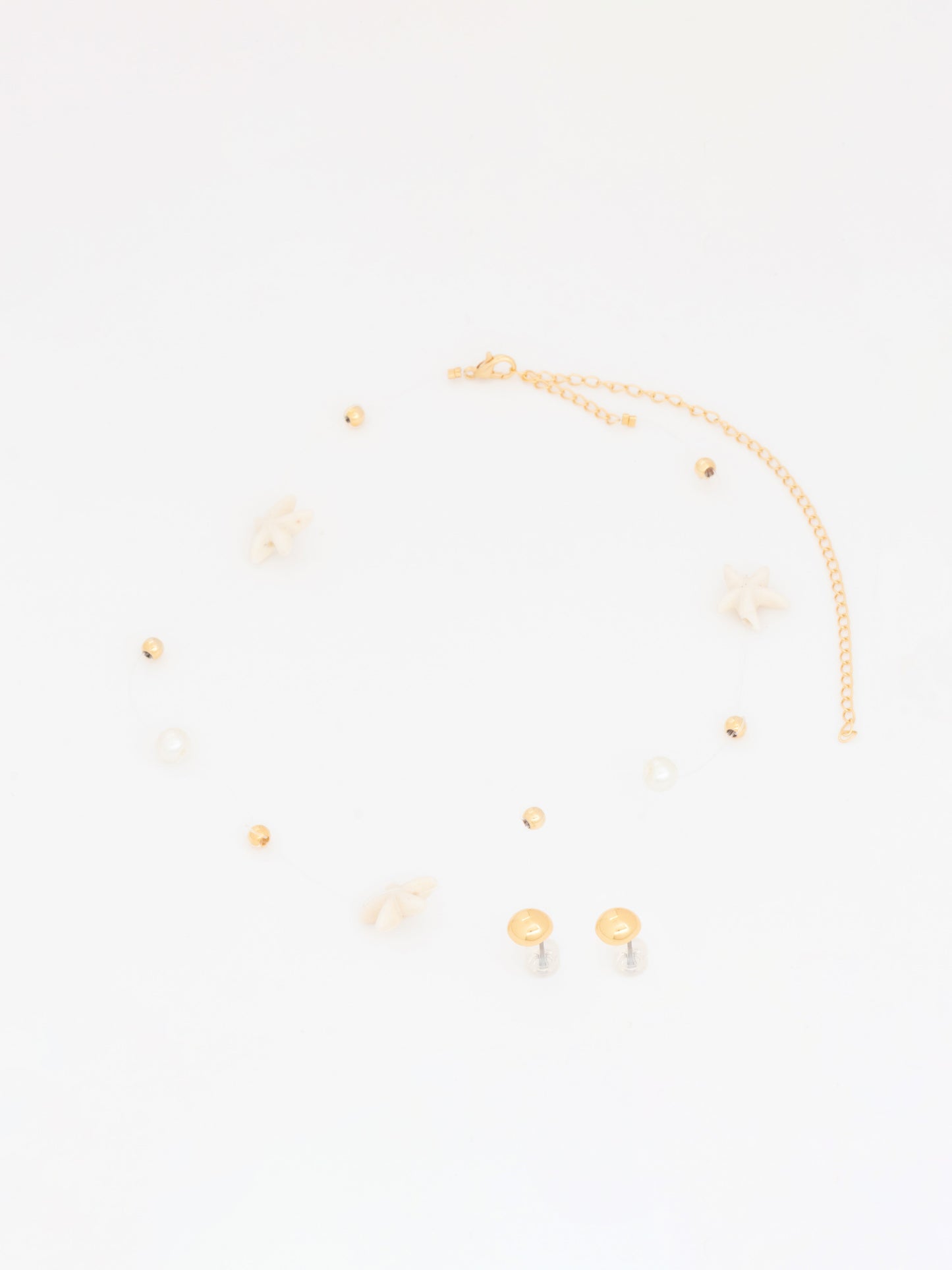 Choker Invisible Verano + Aretes
