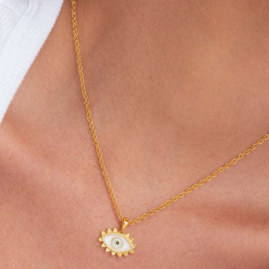 Set Collar + Aretes Ojo