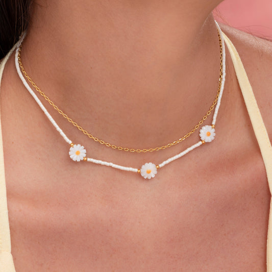 Collar Margaritas + Aretes