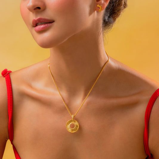 Set Collar + Aretes Destellos