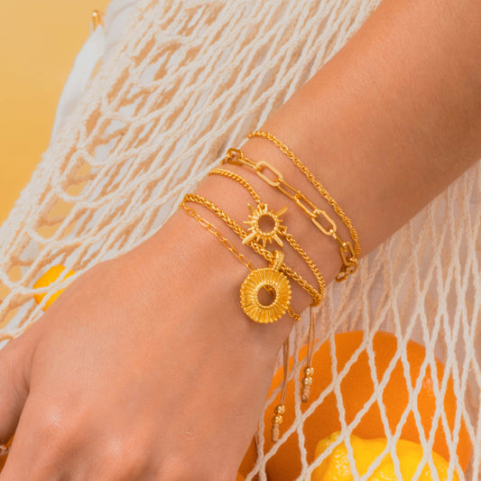 Set X4 Pulseras Lucero + Aretes