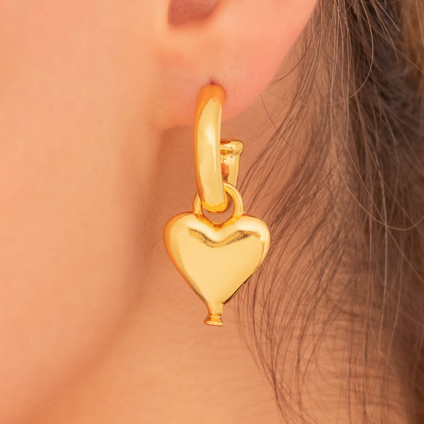 Dijes MAXI para Argollas  corazon