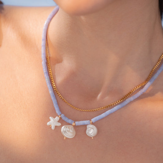 Collar 2 en 1 Mar + Aretes