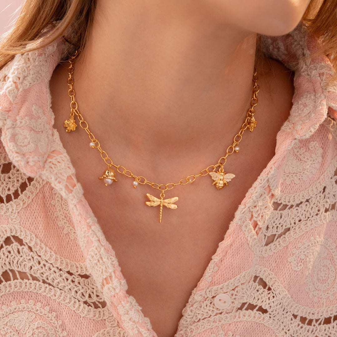Collar Multicharms Primavera