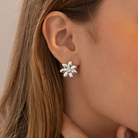 Arete Margarita Plata